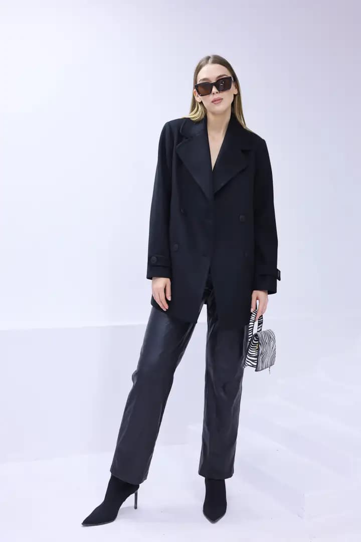 Kaşe kaban SİYAH 5